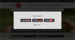 Desktop Screenshot of organicdenmark.dk